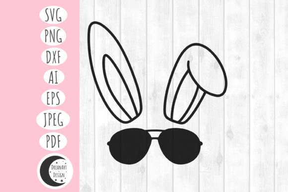 Bunny Ears SVG Graphics & Illustrations