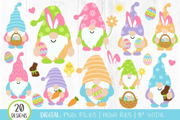 Easter Gnome Clipart: Graphics & Illustrations for Brand-Ready Campaigns