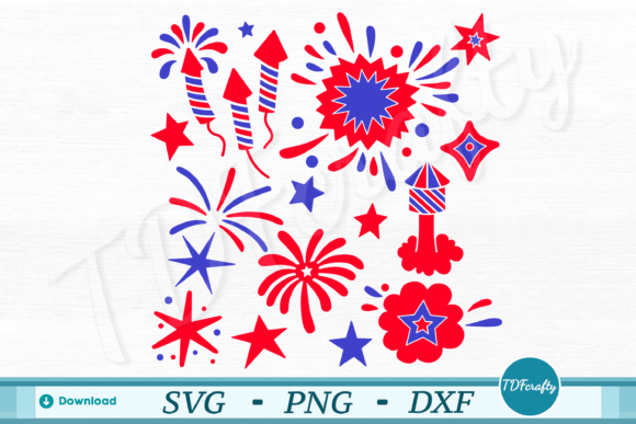 Patriotic Fireworks Sparks