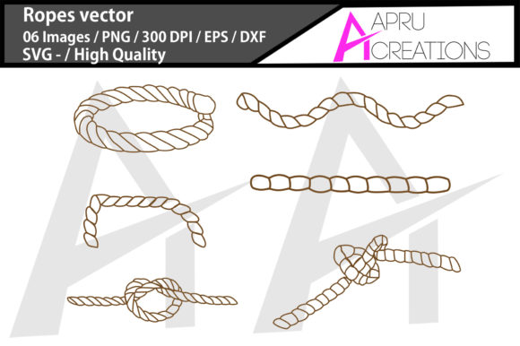 Ropes SVG Vector Set: Graphics & Illustrations for Editorial Impact