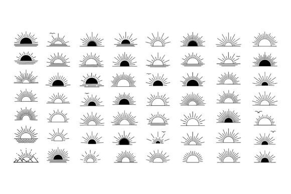 Sunrise SVG Mega Bundle: Graphics & Illustrations for Crafters
