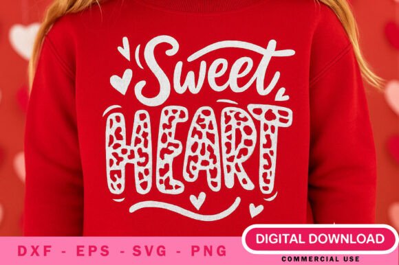 Sweet Heart SVG Design: Graphics & Illustrations for Sellers